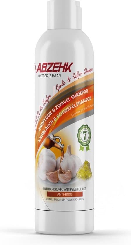 Abzehk Abzehk Knoflook & Zwafel Shampoo – 400 ml