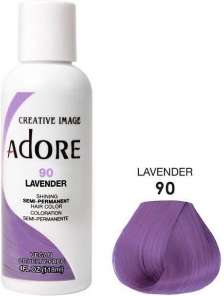 Adore Semi Permanent Hair Color 90 Lavender 118 ml