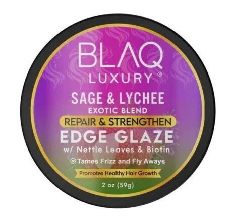 Blaq Luxury Sage & Lychee Edge Glaze 2oz