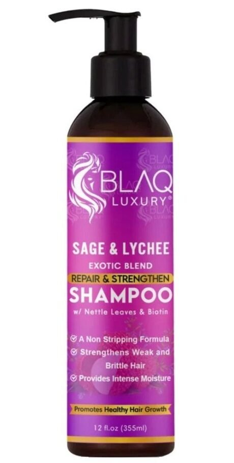 Blaq Luxury Sage & Lychee Shampoo 12oz.