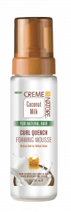 Creme of Nature Coconut Milk Curl Quench Foaming Mousse 7oz.