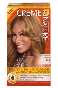 Creme of Nature Gel Color Argan Light Caramel Brown 9.2
